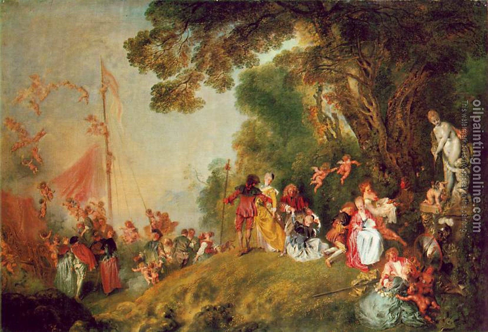 Watteau, Jean-Antoine - Pilgrimage to Cythera